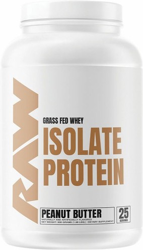 100% Grass Fed Whey Protein Isolate Powder - Peanut Butter