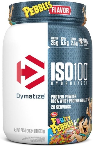 ISO100 Protein Powder, 25g Protein, Fruity Pebbles, 20 Servings