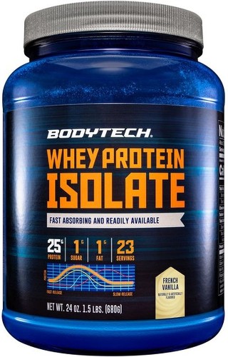 Whey Protein Isolate - French Vanilla (1.5 Lbs. / 23 Servings)