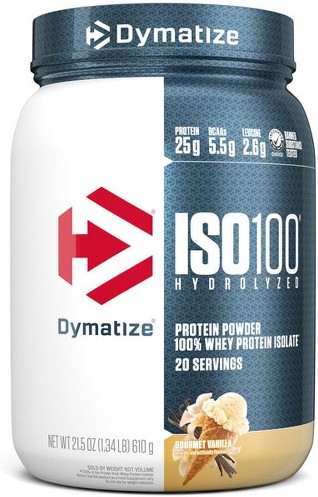 ISO100 Protein Powder, 25g Protein, Gourmet Vanilla, 20 Servings
