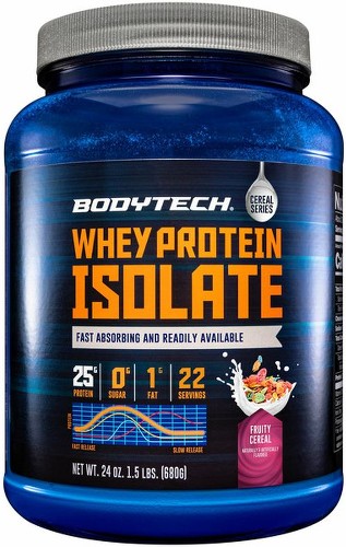 Whey Protein Isolate - Fruity Cereal (1.5 Lbs. / 23 Servings)