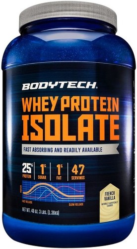Whey Protein Isolate Powder - French Vanilla (3 Lbs. / 45 Servings)