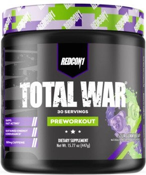 REDCON1 TOTAL WAR Preworkout, Sour Gummy Bear