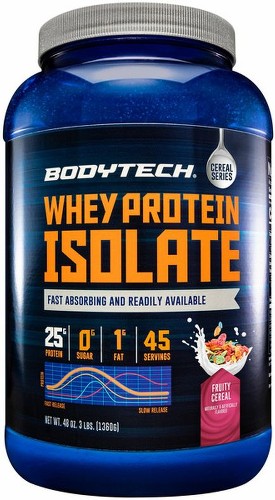 Whey Protein Isolate - Fruity Cereal (3 Lbs. / 46 Servings)