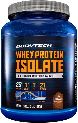 Whey Protein Isolate - Rich Chocolate (1.5 Lbs. / 21 Servings)