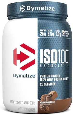 ISO100 Protein Powder, 25g Protein, Gourmet Chocolate, 20 Servings