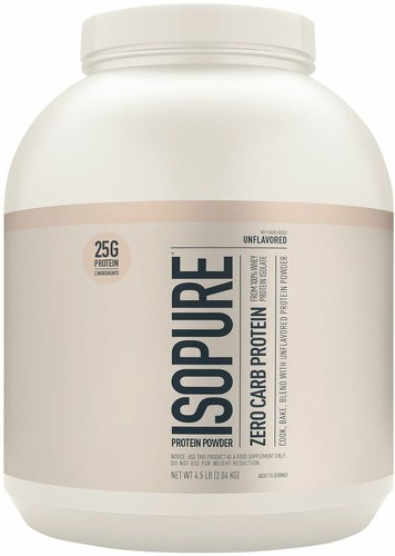 Unflavored Zero Carb Whey Protein Isolate Powder