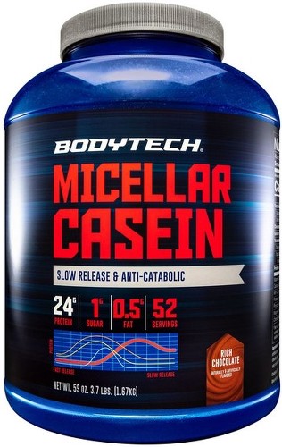 Micellar Casein Slow Release & Anti-Catabolic protein - Rich Chocolate (3.7 Lbs. / 52 Servings)