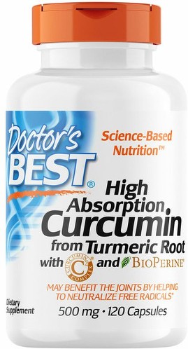 High Absorption Curcumin From Turmeric Root With Curcumin C3 Complex 500 Mg And Bioperine May Benefit The Joints By Helping Neutralize Free Radicals Dietary Supplement Capsules