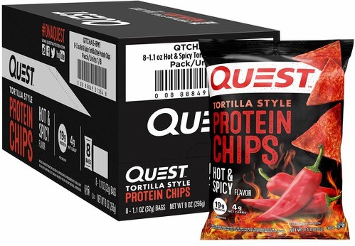 Protein Chips, Hot & Spicy, Tortilla Style
