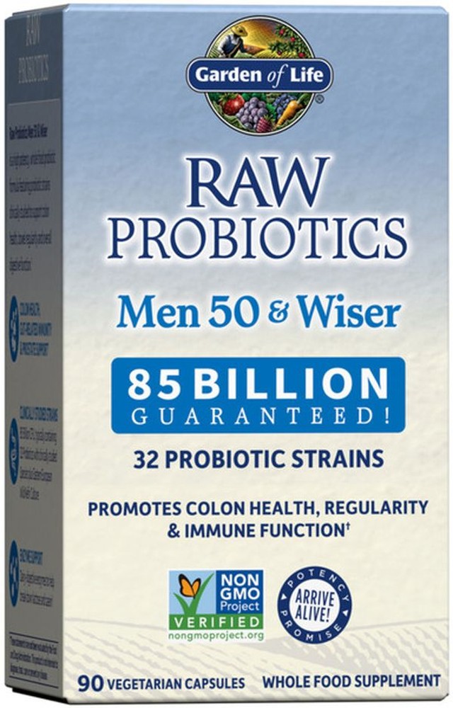Probiotics, Men 50 & Wiser, Vegetarian Capsules