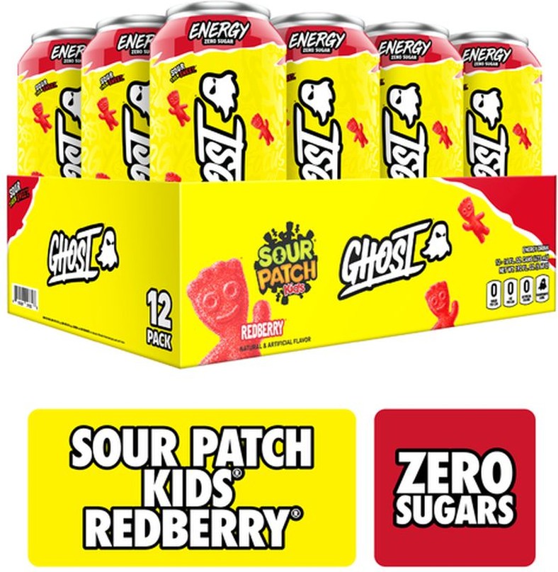 Energy Drink Sour Patch Kids Redberry
