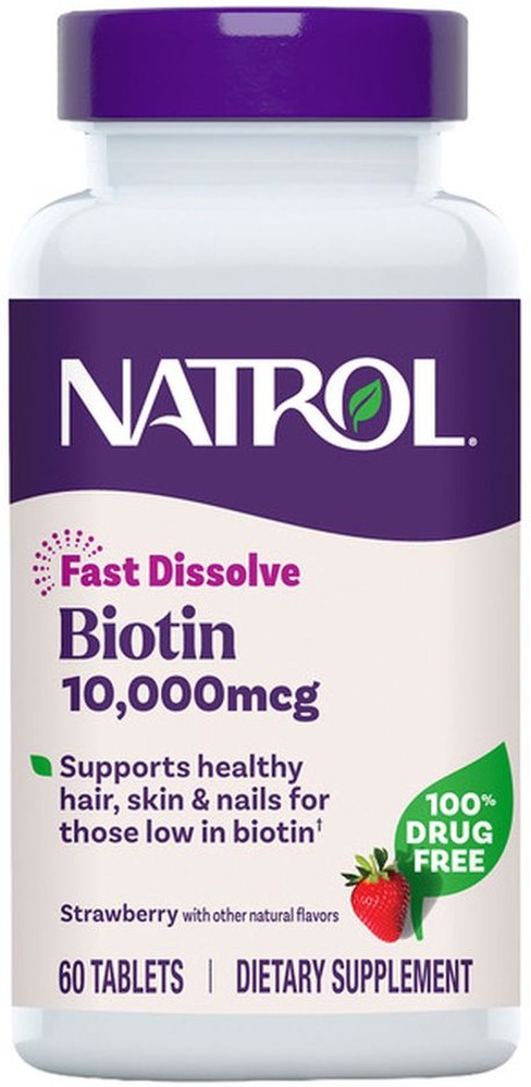 Biotin 10,000mcg Fast Dissolve Tablets