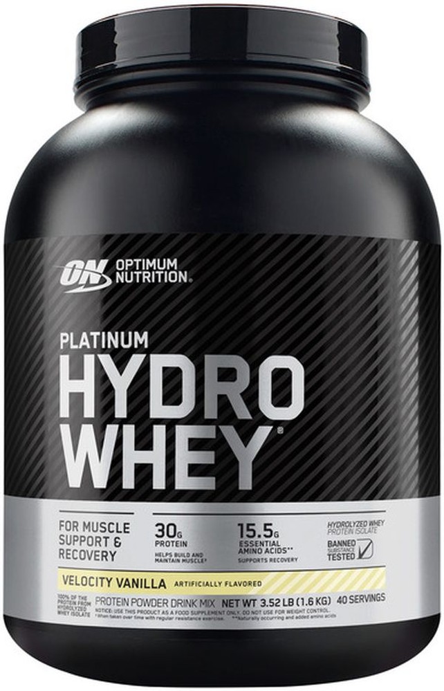 Platinum Hydrowhey Protein Powder, Velocity Vanilla