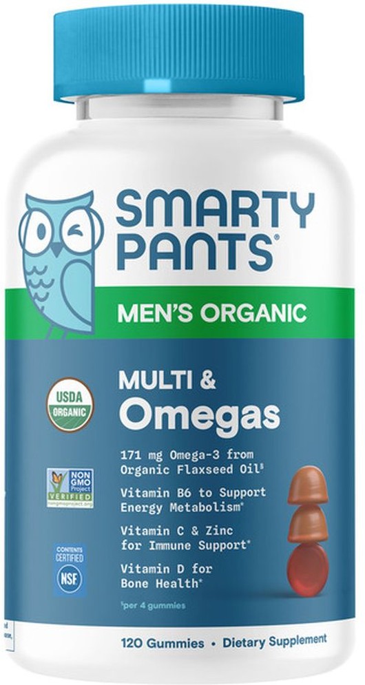 Organic Men's Multi & Omegas Gummies