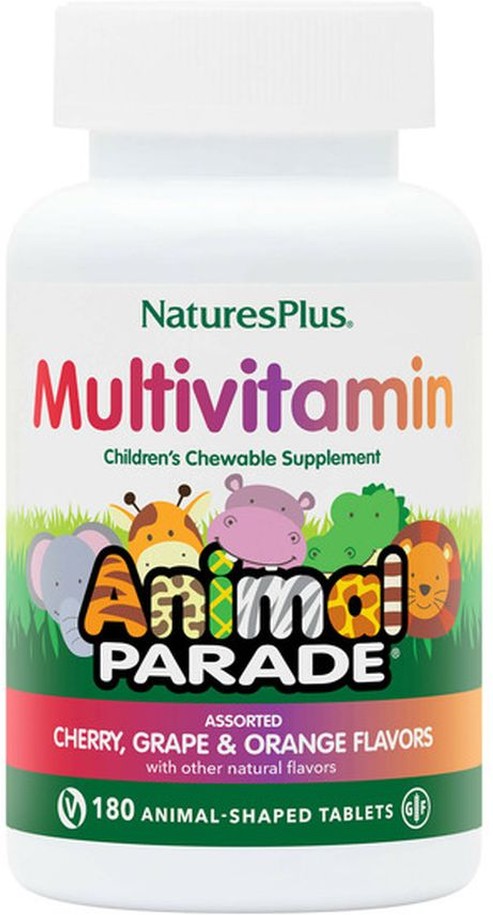 Multivitamin, Assorted, Animal Shaped Tablets
