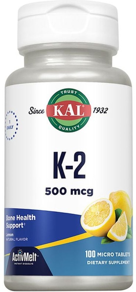 Activmelt 500mcg K-2 Dietary Supplement Micro Tablets