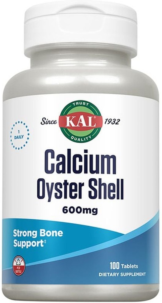 Calcium 600 Mg Oyster Shell 1 Daily Tablets