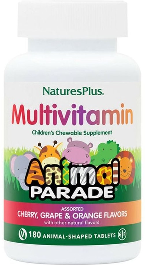 Multivitamin, Assorted, Animal Shaped Tablets