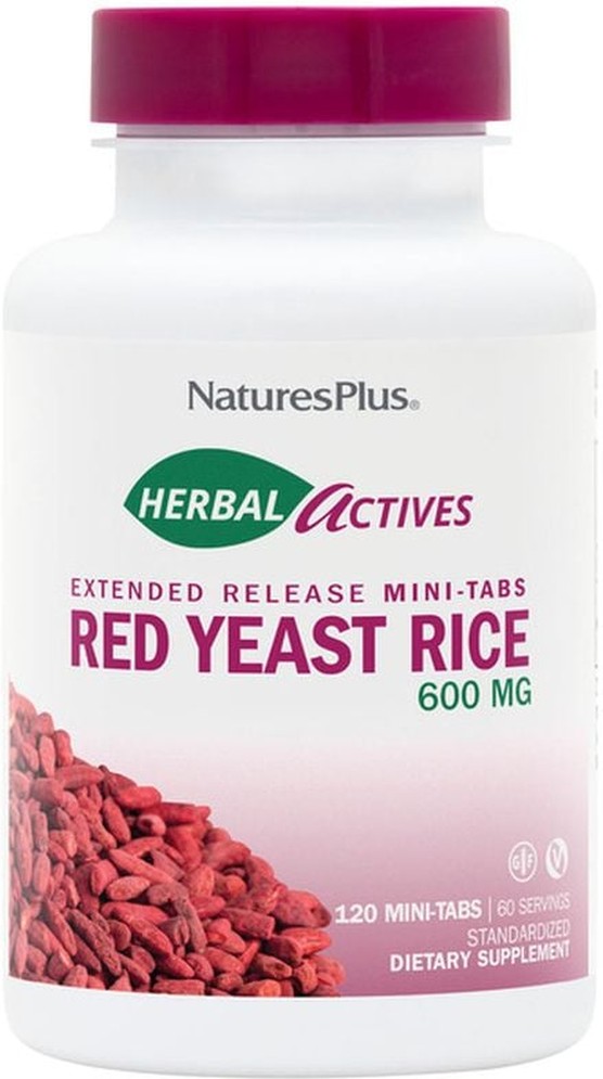 Herbal Actives Red Yeast Rice 600 mg Extended Release Mini Tablets