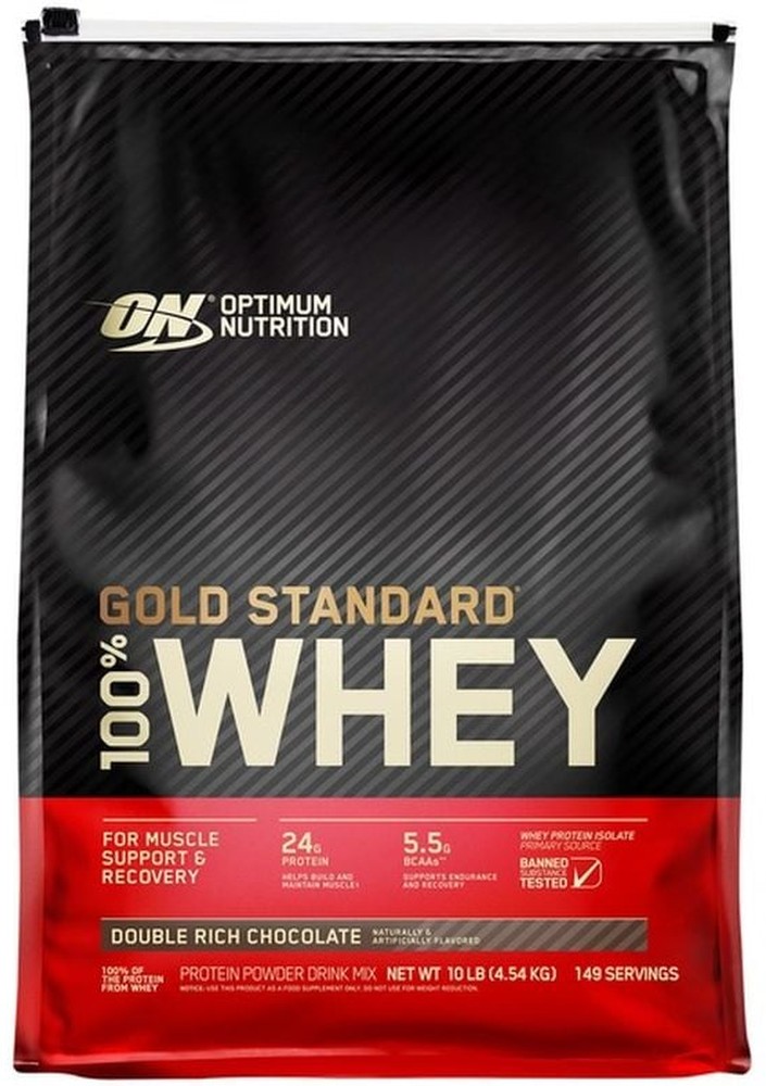 Gold Standard 100% Whey Protein Powder, Double Rich Chocolate