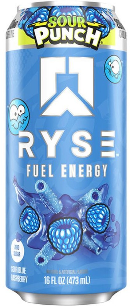 Sour Blue Raspberry Fuel Energy Drink