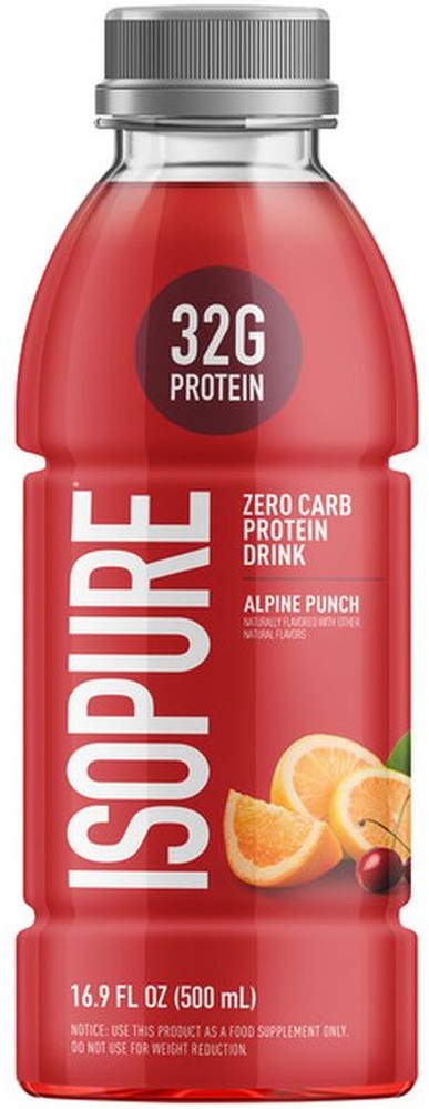 Alpine Punch Zero Carb 100% Whey Protein Isolate Drink