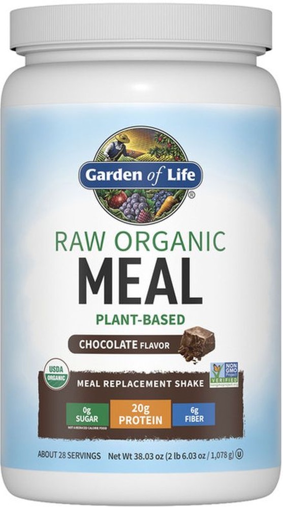 Shake & Meal Replacement, Organic, Real Raw Chocolate Cacao