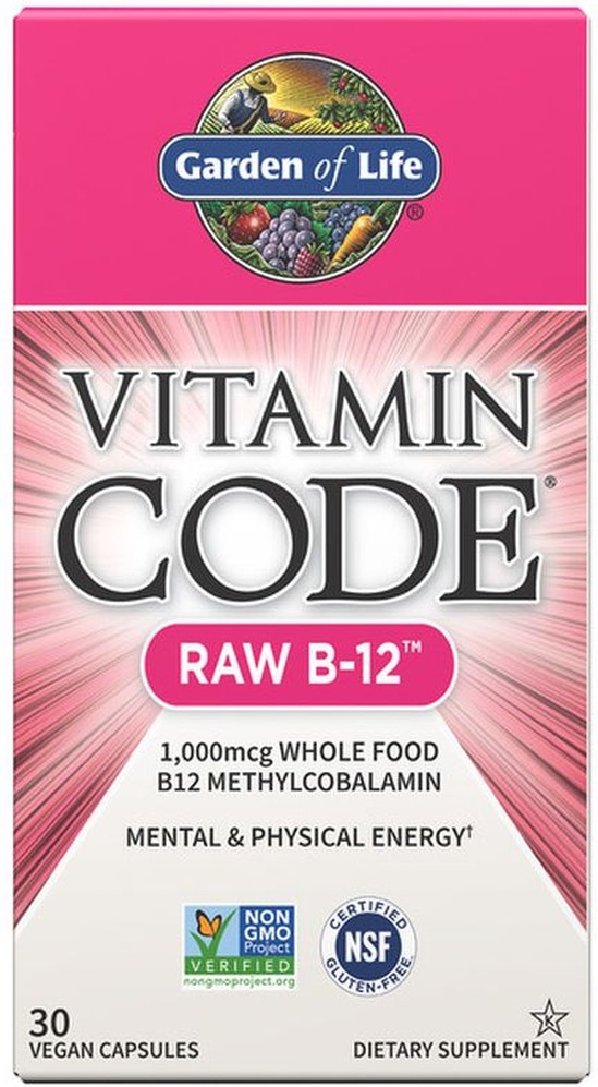 Raw B12, Vegan Capsules