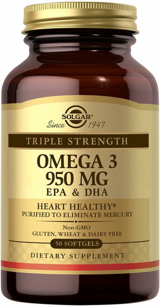Omega 3, Triple Strength, 950 mg, Softgels