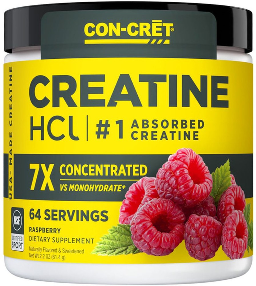 CON-CRET Raspberry Patented Creatine Hcl Dietary Supplement