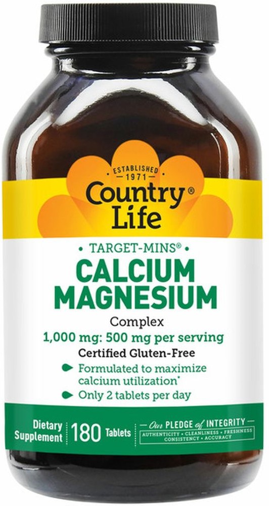 Calcium-Magnesium Complex, 1000 mg - 500 mg, Tablets