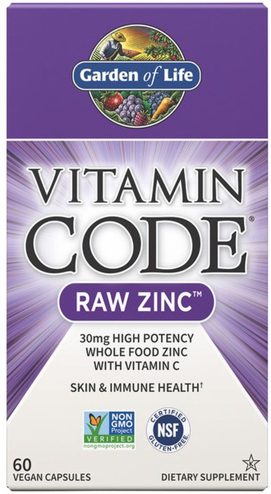 Raw Zinc, Vegan Capsules