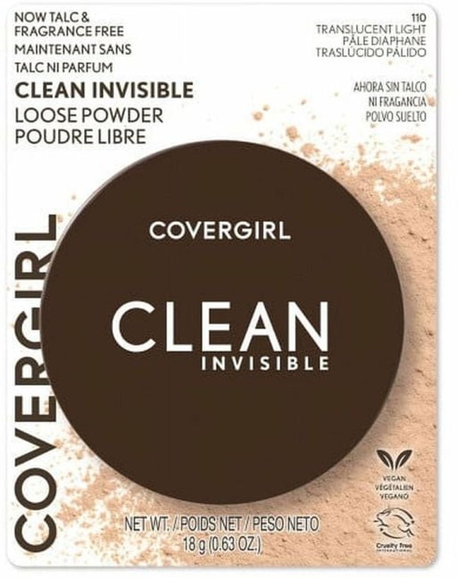 Loose Powder, Clean Invisible, Translucent Light 110