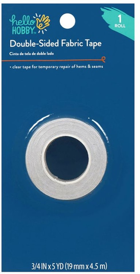 Double-Sided Clear Fabric Tape