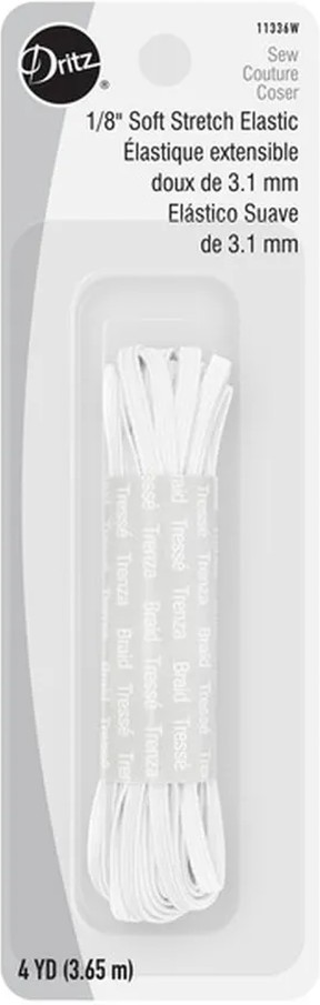 1/8" Soft Stretch Elastic Braid