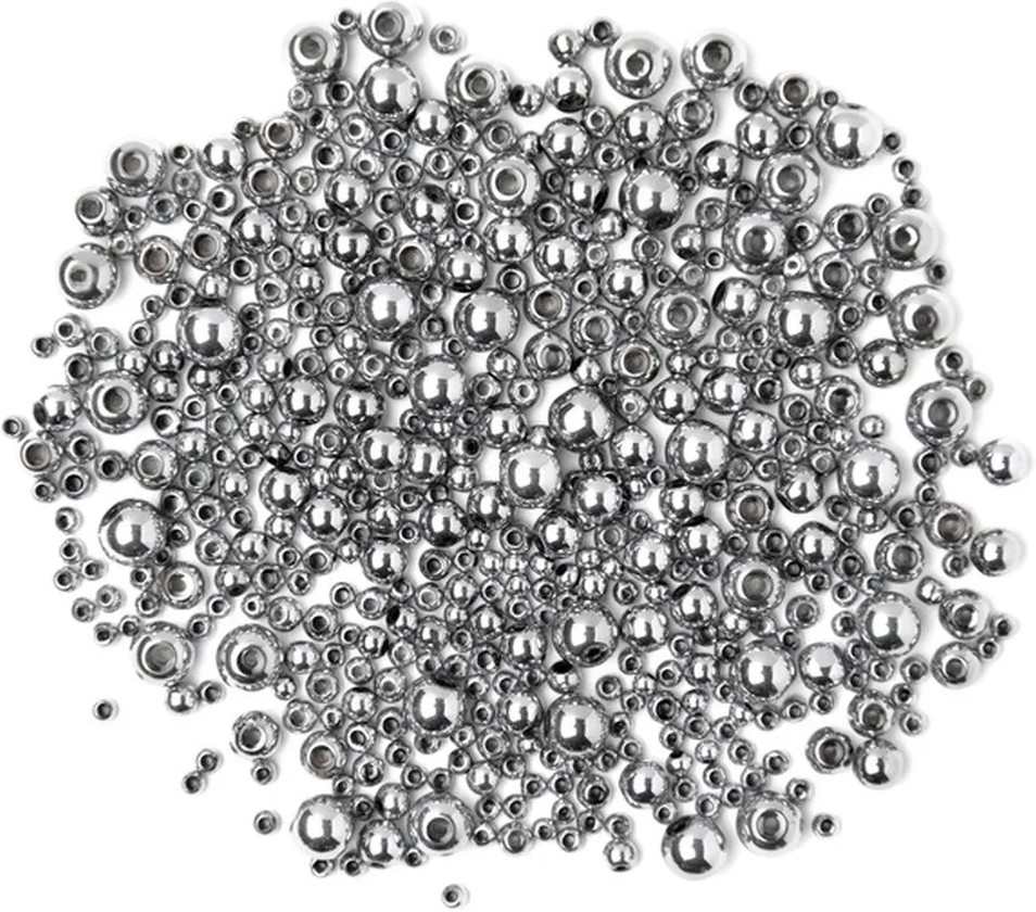 D.I.Y! Glass Silver Filler Beads