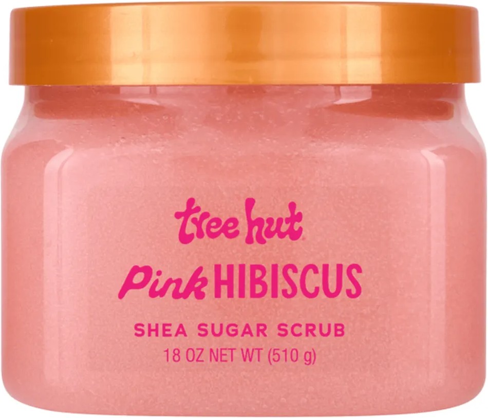 Shea Sugar Scrub, Pink Hibiscus