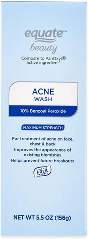Maximum Strength 10% Benzoyl Peroxied Acne Wash