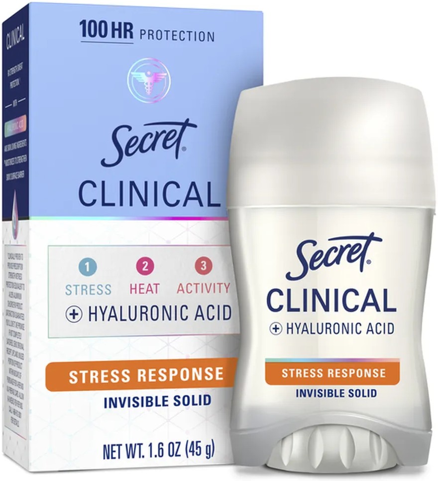 Clinical Strength Invisible Solid Women's Antiperspirant & Deodorant Stress Response