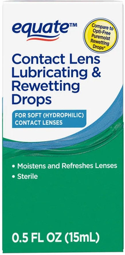 Contact Lens Lubricating & Rewetting Drops