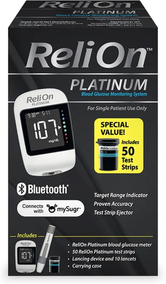 Platinum Blood Glucose Meter Starter Kit