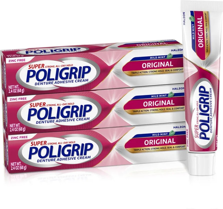 Zinc Free Denture Adhesive Cream
