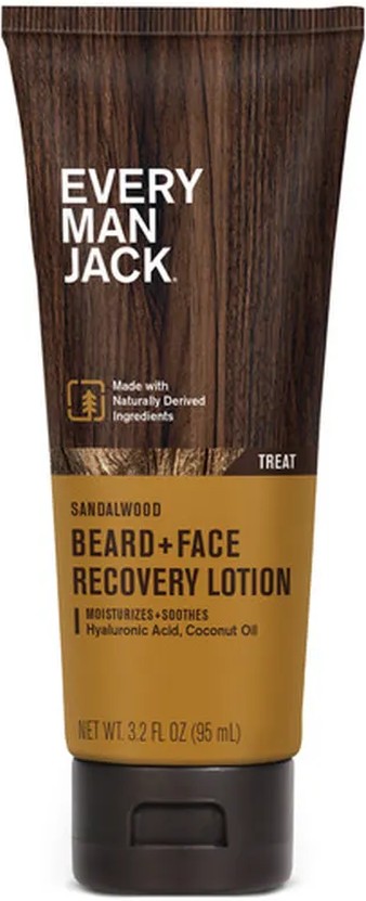 Recovery Beard and Face Lotion for Men, Sandalwood