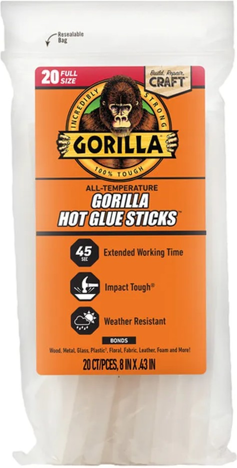 8" Full Size Hot Glue Gun Sticks