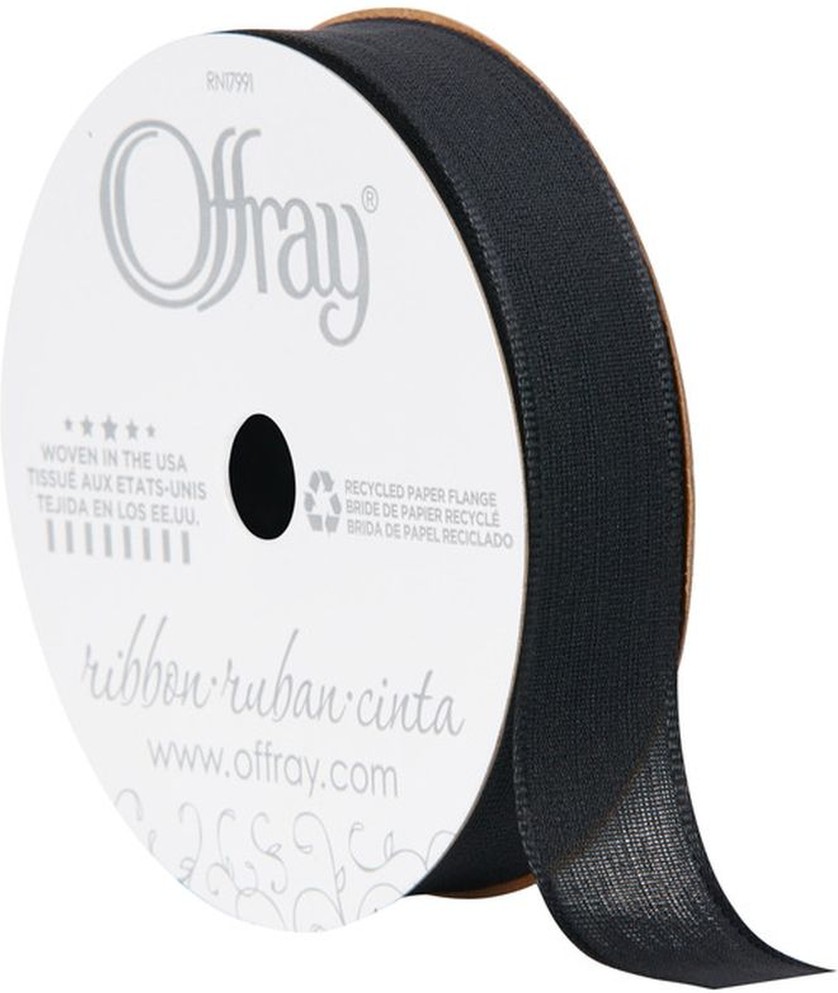 5/8" Black San Marino Ribbon