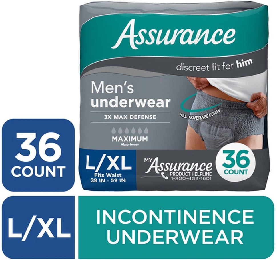 Maximum Absorbency Incontinence Underwear for Men