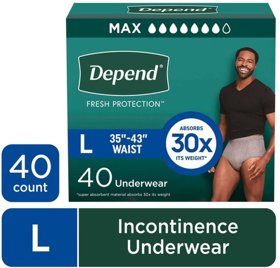 Fresh Protection Adult Incontinence Underwear for Men
