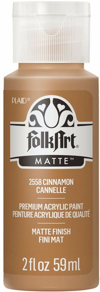 Cinnamon 2558E Acrylic Craft Paint With Matte Finish