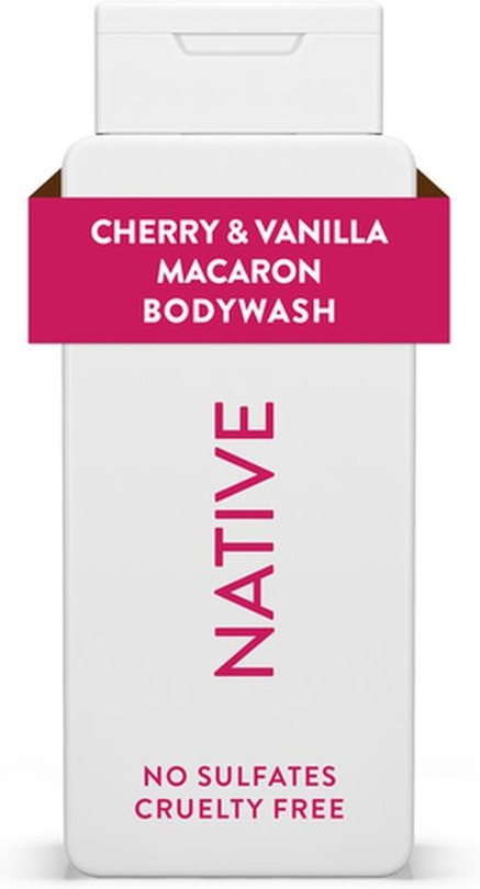 Cherry Vanilla Macaron Sulfate Free Paraben Free Natural Body Wash